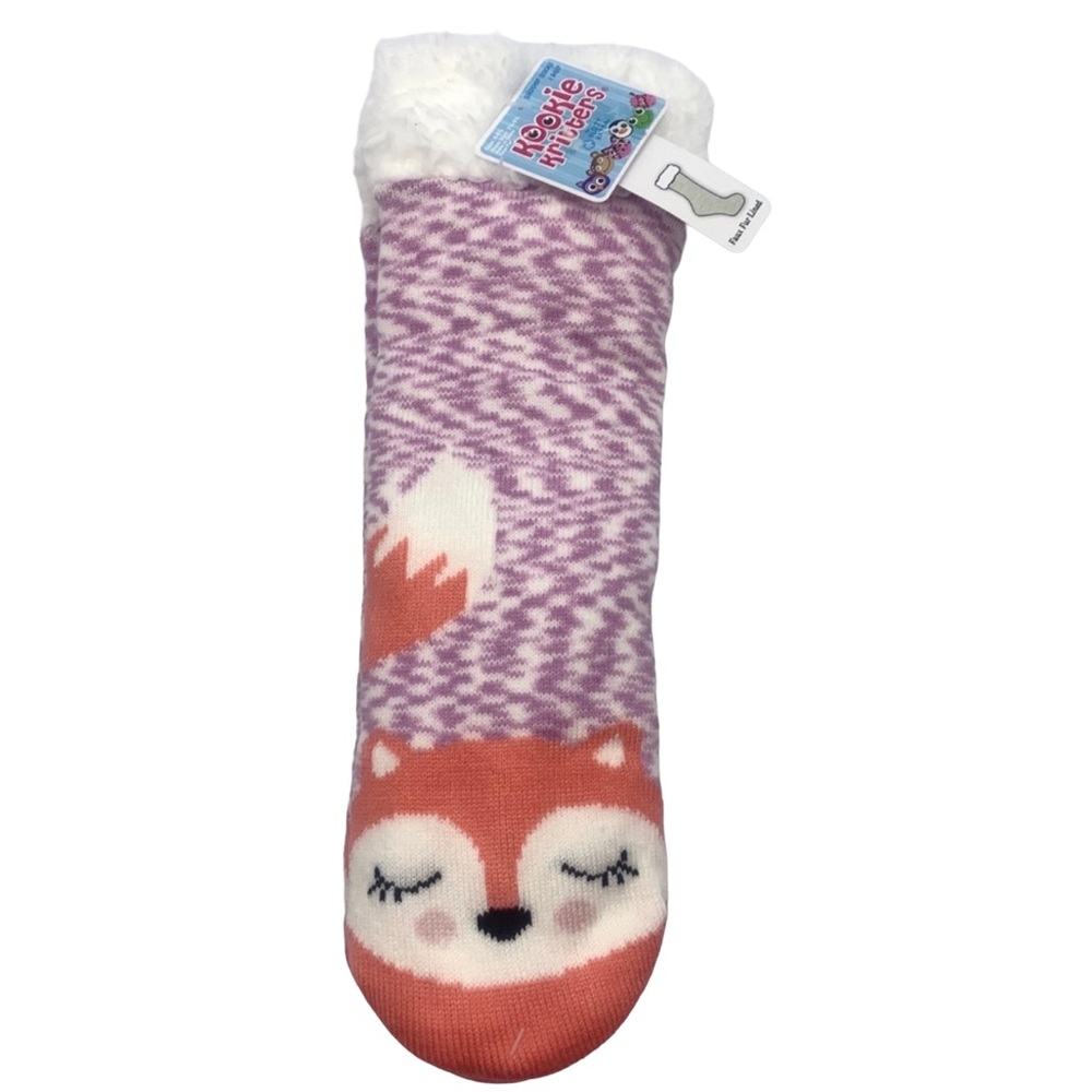 Kookie Kritters Fox Slipper Socks Toddler Size
7.5 - 3.5